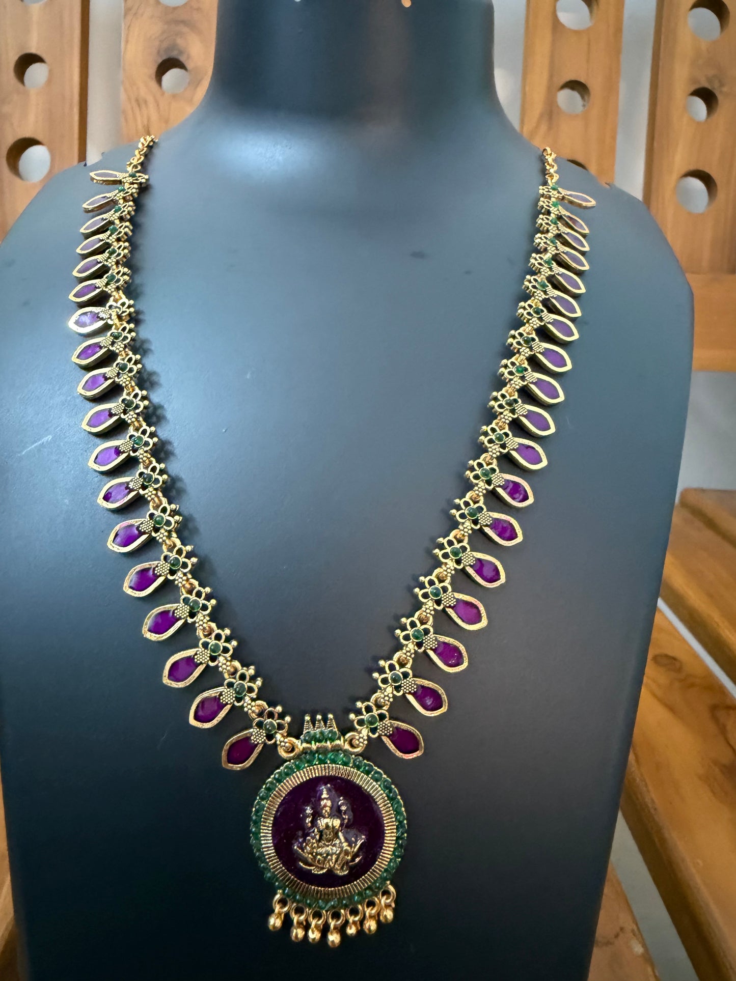 Purple – Lakshmi Mango Mala : Code: MJ1590