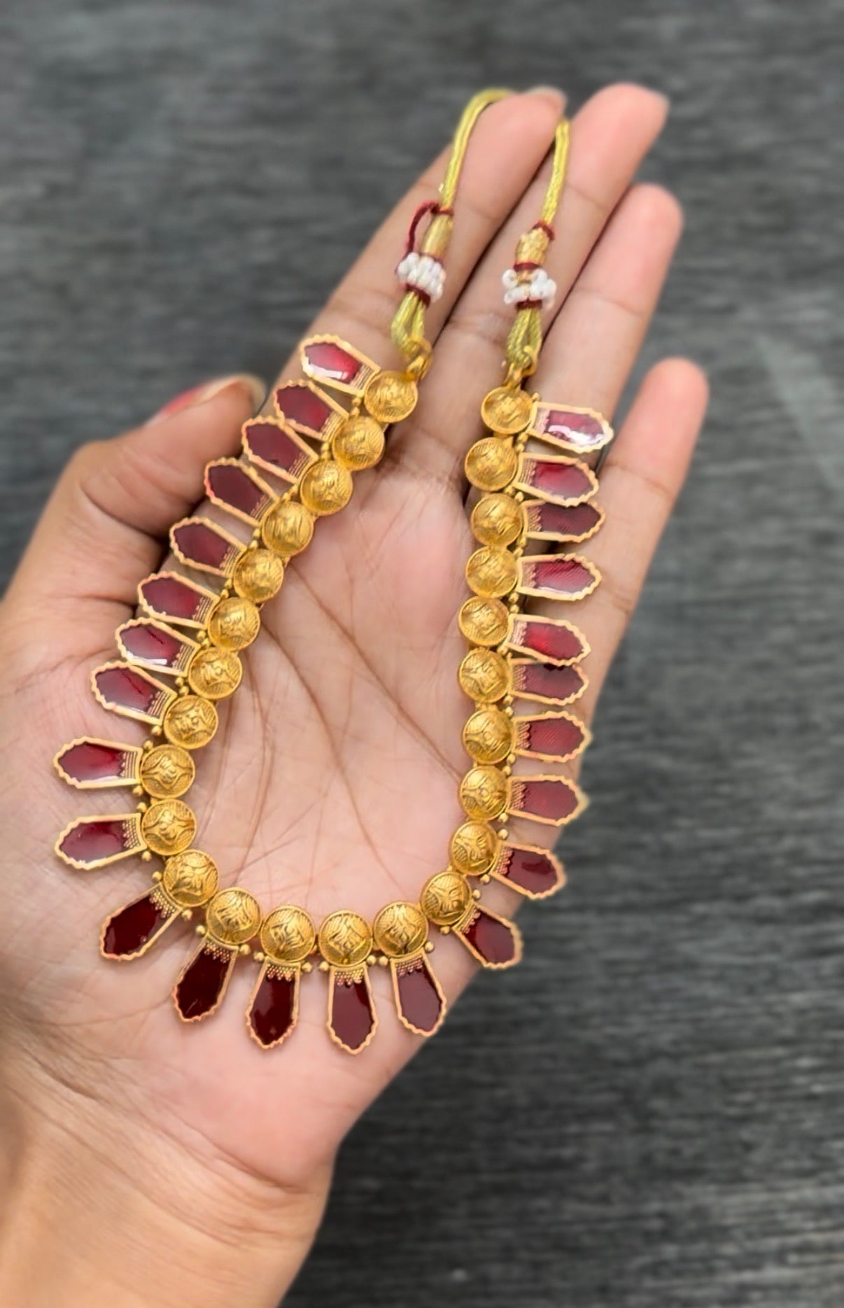 Royal Ruby Necklace with earrings