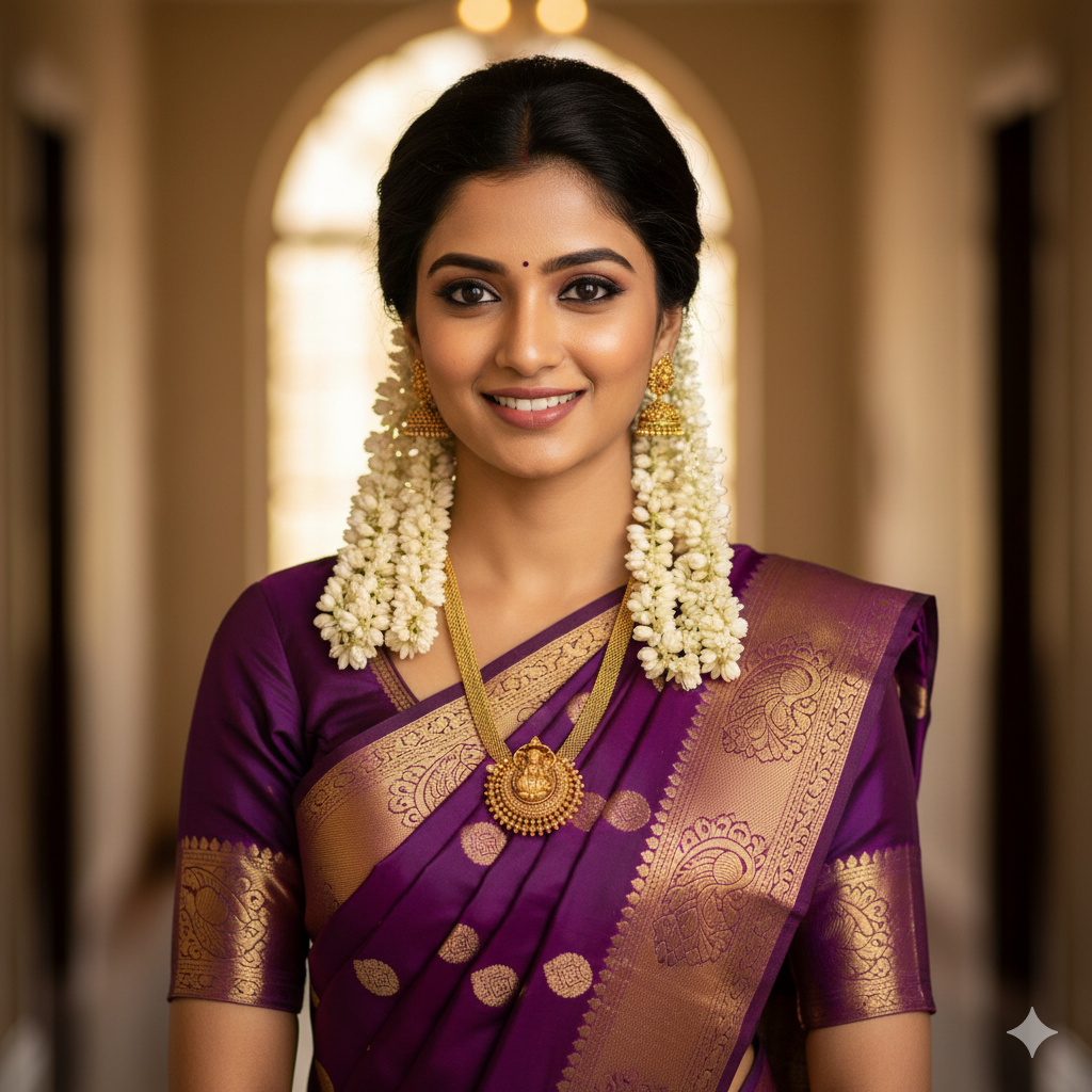 Goddess Lakshmi Temple Jewellery Set | Matte Gold Finish Chain Locket & Stud Earrings. Bring Good Fortune Home! 💰