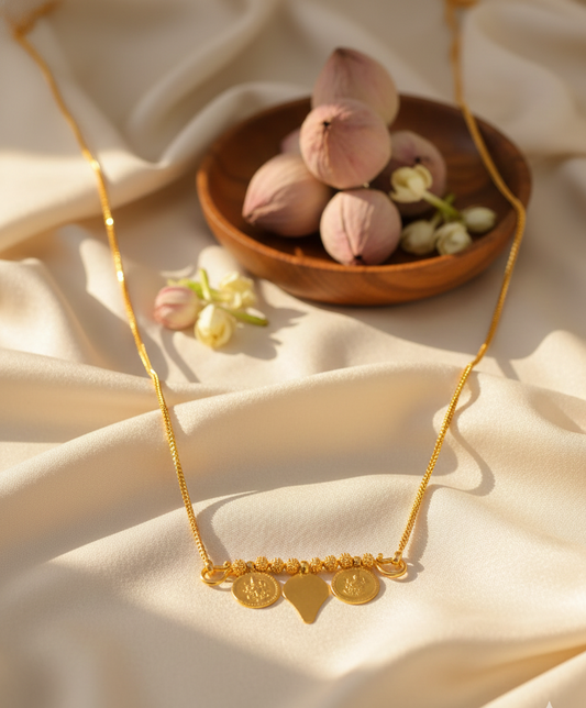 Trending Thali Chain– Minimal Gold Finish for Everyday Grace