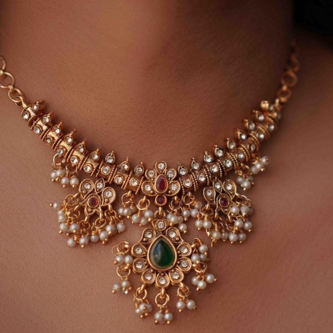 Tirupati Style Necklace Set
