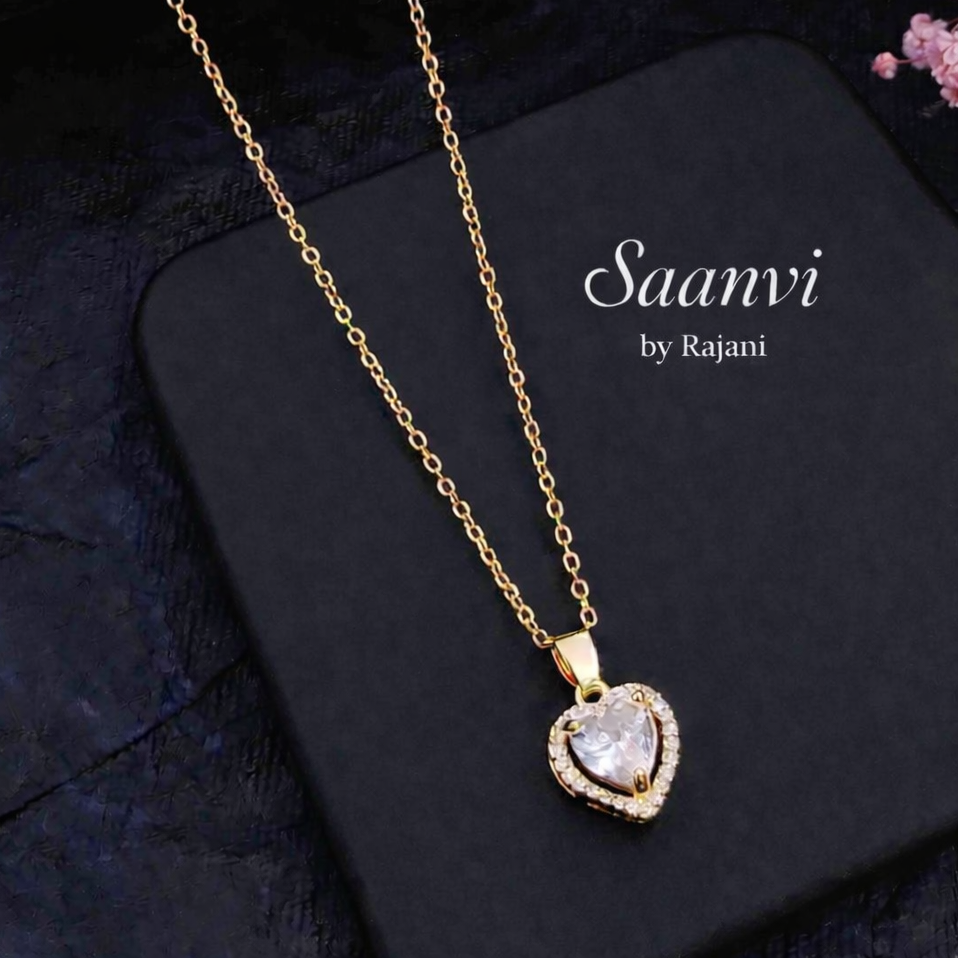 Heart Pendant Chain – Everyday Luxury : Code 1101