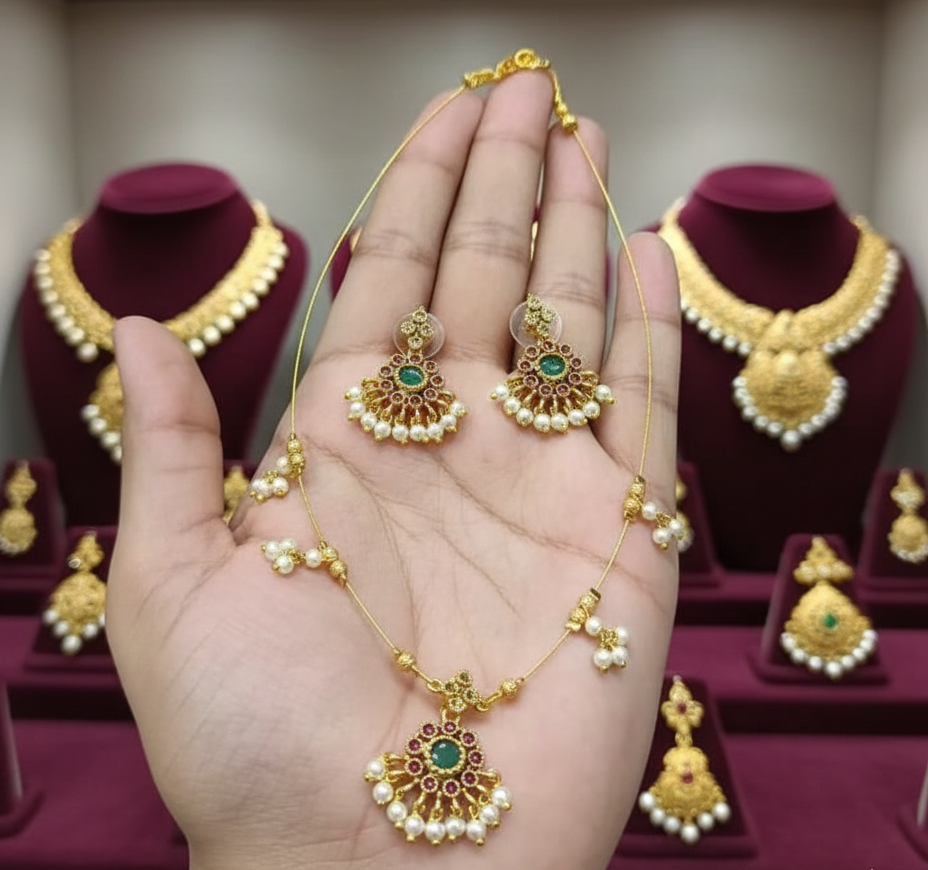 INVISIBLE NECKLACE SET