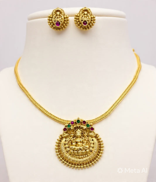 Lakshmi necklace set: Affordable price : Code KJ2990