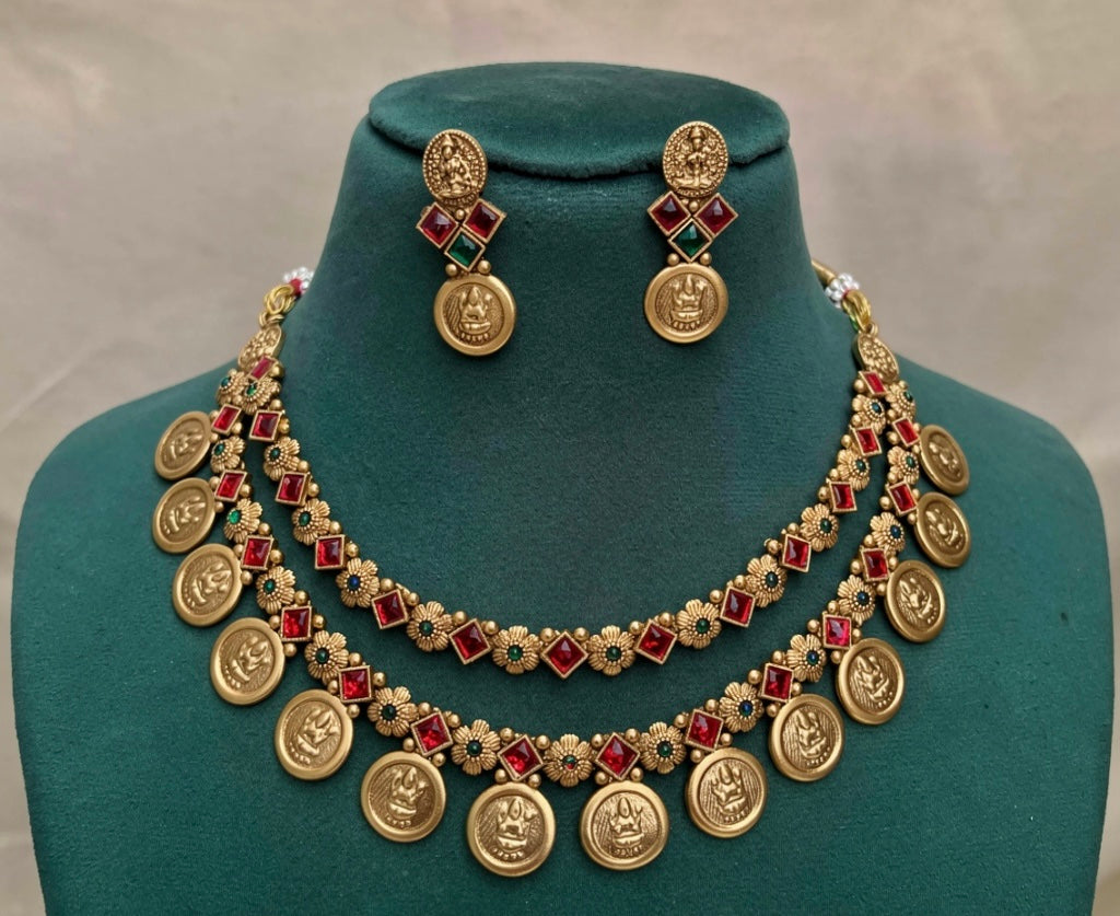Coin necklace set premium quality | Code: RK3700