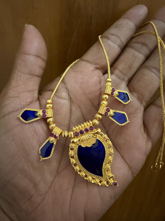 Blue Palakka Necklace : Code MJ 1991