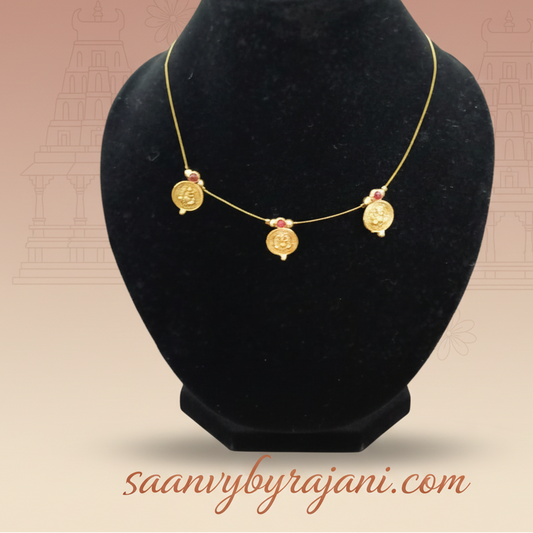Invisible Necklace ISaanvi by Rajani | Authentic South Indian Temple Jewelry