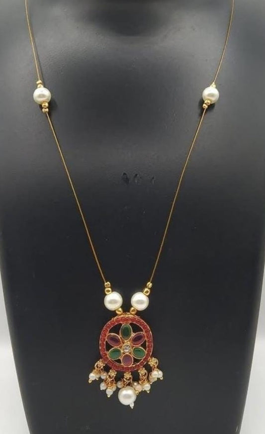 Invisible Chain with locket