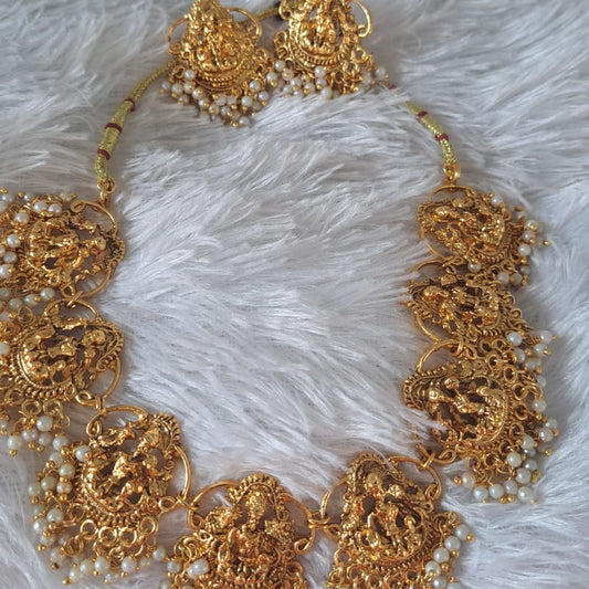 Lakshmi Style Heavy Necklace