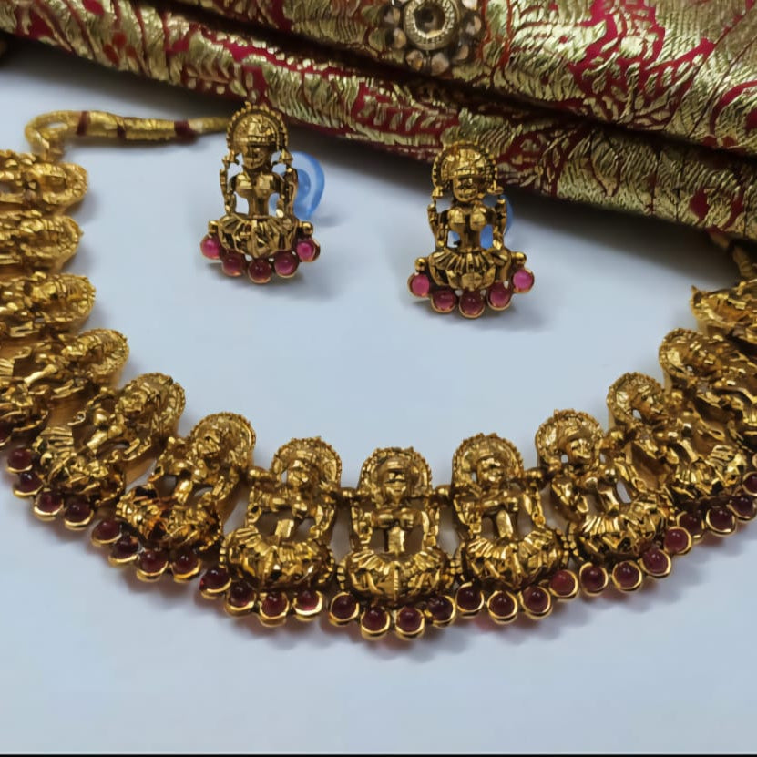 Lakshmi Style Simple  Necklace