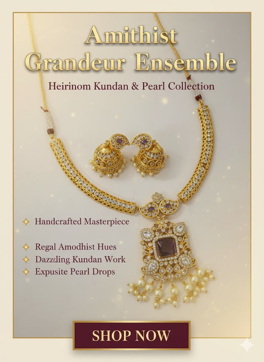 The Amethyst Grandeur Ensemble – A Legacy of Royal Elegance