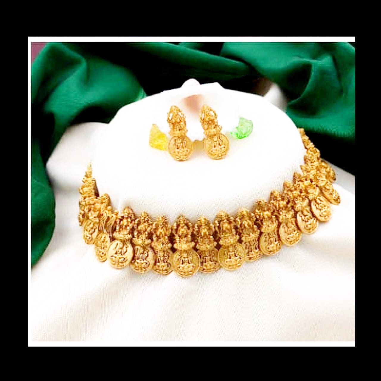 Traditional Kasu/Coin Necklace and Lakshmi Coin Choker Set.