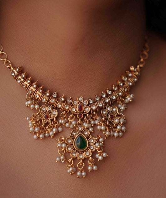 Tirupati Style Necklace Set